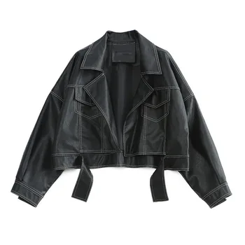 New Arrival brand Sprint Autumn Motorcycle jackets Short leather jacket women leather coat slim Motor Biker PU jacket 
New Arrival brand Sprint Autumn Motorcycle jackets Short leather jacket women leather coat slim Motor Biker PU jacket