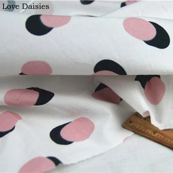 100% Combed Cotton Poplin WHTIE Pink Black Big Oval Fine Fabrics for DIY Summer Dress Shirt Blouse Top Quilting Textile Tissue
100% Combed Cotton Poplin WHTIE Pink Black Big Oval Fine Fabrics for DIY Summer Dress Shirt Blouse Top Quilting Textile Tissue