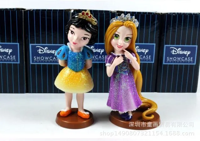 6 princess snow white mermaid long hair princess girl toy gift