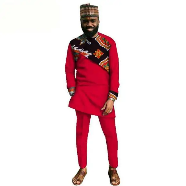 Mens Set Traditional Designer Africa Clothing Dashiki Bazin Riche Print African Clothes Male Shirt Pants Suits For Men Plus Size
Mens Set Traditional Designer Africa Clothing Dashiki Bazin Riche Print African Clothes Male Shirt Pants Suits For Men Plus Size