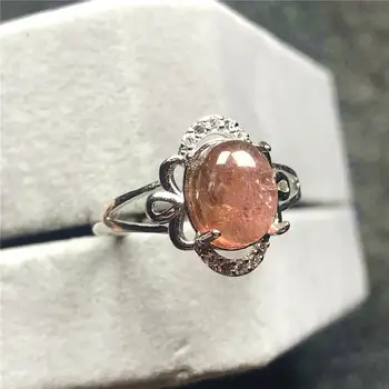 Top Natural Pink Tourmaline Quartz Ring For Woman Lady Crystal 9x7mm Bead Silver Love Gift Fashion Adjustable Ring Jewelry AAAAA
Top Natural Pink Tourmaline Quartz Ring For Woman Lady Crystal 9x7mm Bead Silver Love Gift Fashion Adjustable Ring Jewelry AAAAA