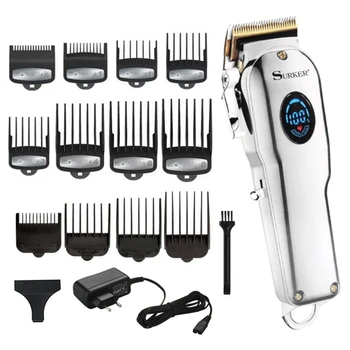 professional barber hair clipper men hair trimmer LCD electric hair cutting machine titanium blade haircut usb rechargeable
professional barber hair clipper men hair trimmer LCD electric hair cutting machine titanium blade haircut usb rechargeable