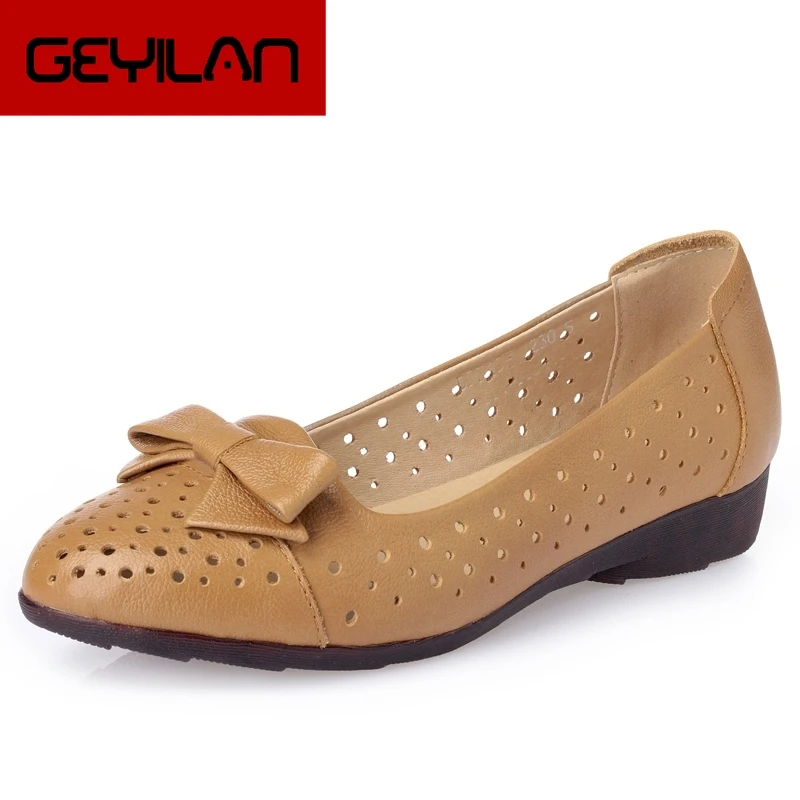 GKTINOO New Fashion Summer Hollow Women's Genuine Leather Shoes Bow Soft Bottom Flat Shoes For Women Flats Big Size 35-43
GKTINOO New Fashion Summer Hollow Women's Genuine Leather Shoes Bow Soft Bottom Flat Shoes For Women Flats Big Size 35-43