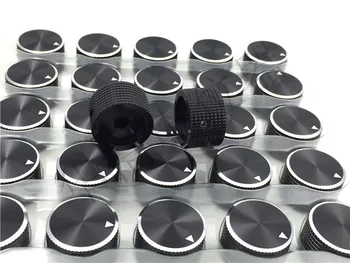 5pcs 25MM * 15MM aluminum volume knob cap / adjustment potentiometer knob cap black hole 6MM
5pcs 25MM * 15MM aluminum volume knob cap / adjustment potentiometer knob cap black hole 6MM