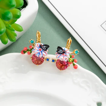 2020 Real Oorbellen Ear Clip 2019 New Enamel Crystal Flower Fairy's Department Gem Earrings Female Temperament Of Cold Wind
2020 Real Oorbellen Ear Clip 2019 New Enamel Crystal Flower Fairy's Department Gem Earrings Female Temperament Of Cold Wind