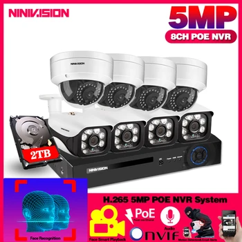 Face Detection 8CH 5MP FHD POE Video Security System H.265+ 5MP NVR With 4X 8X Outdoor Waterproof POE IP Camera CCTV Kit
Face Detection 8CH 5MP FHD POE Video Security System H.265+ 5MP NVR With 4X 8X Outdoor Waterproof POE IP Camera CCTV Kit