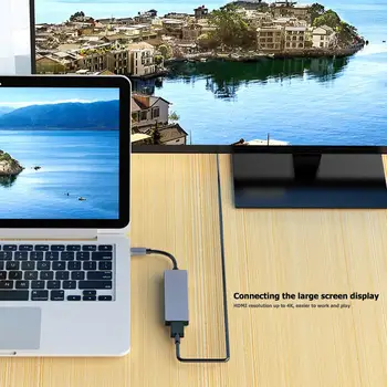 5 in 1 USB Type-C HUB Converter HDMI USB3.0 TF Card Adapter Compact Portable Carry Convenient Dock for Computer PC
5 in 1 USB Type-C HUB Converter HDMI USB3.0 TF Card Adapter Compact Portable Carry Convenient Dock for Computer PC