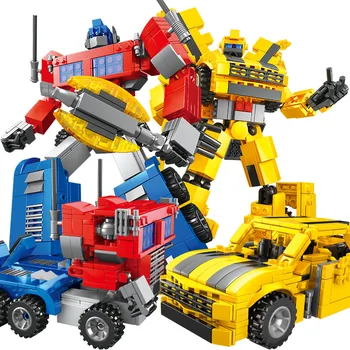 Puzzle assembling small particles, assembling building blocks, Bumblebee robot deformation 30106 educational toys
Puzzle assembling small particles, assembling building blocks, Bumblebee robot deformation 30106 educational toys