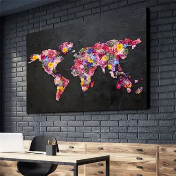 Wall Art Home Decor Hd Printed Flowers World Map Modular Picture Posters Beautiful Canvas Abstract Painting For Bedroom Artwork
Wall Art Home Decor Hd Printed Flowers World Map Modular Picture Posters Beautiful Canvas Abstract Painting For Bedroom Artwork
