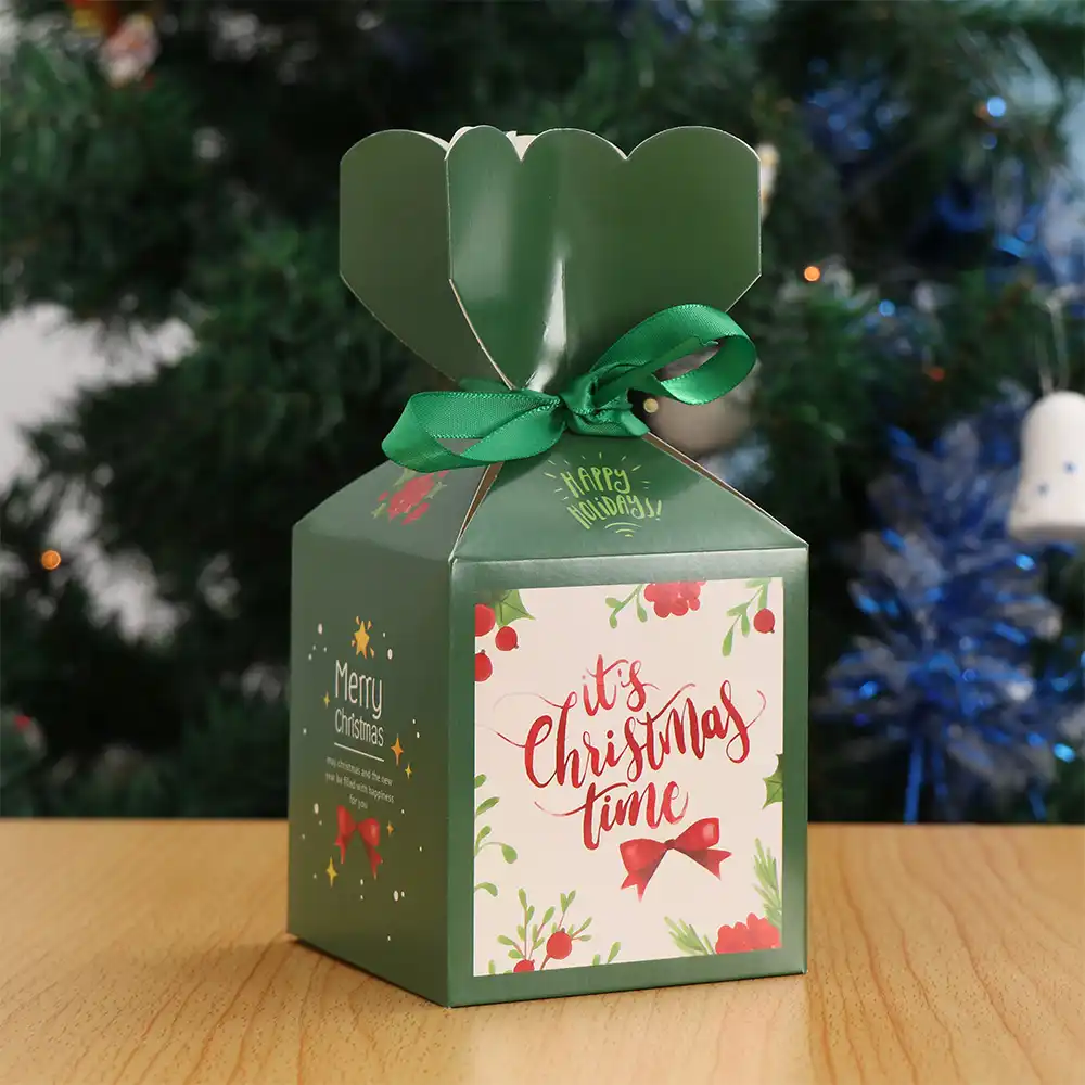 elk christmas candy box bag paper cookies boxes christmas gift