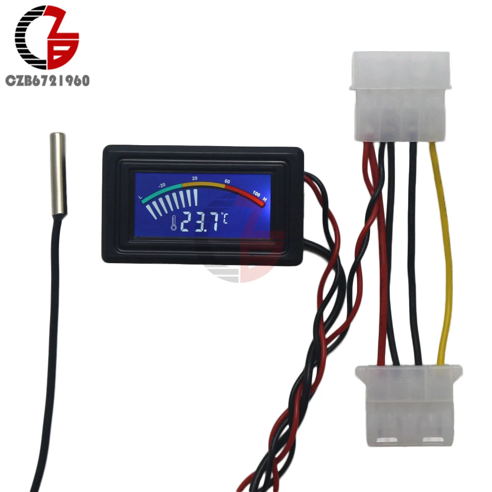 C/F USB термометр жк аналоговый цифровой автомобильный пк стандартный детектор