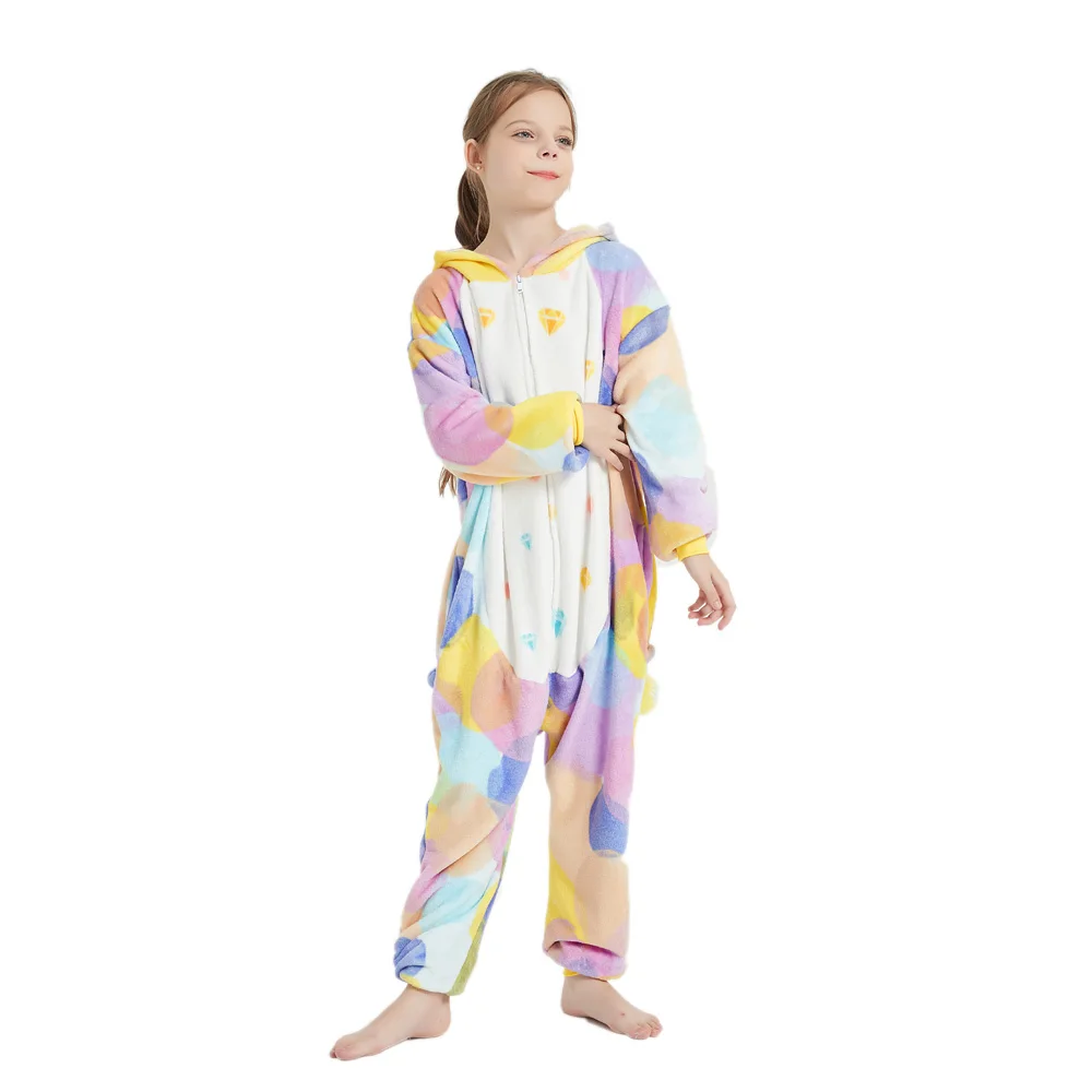 Цельнокроеный комбинезон с капюшоном Пижама для взрослых Детская костюм панды