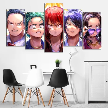 Modular Poster Hd Prints Pictures Wall Artwork Painting 5 Piece My Hero Academia Anime Character Canvas Home Decor Living Room
Modular Poster Hd Prints Pictures Wall Artwork Painting 5 Piece My Hero Academia Anime Character Canvas Home Decor Living Room
