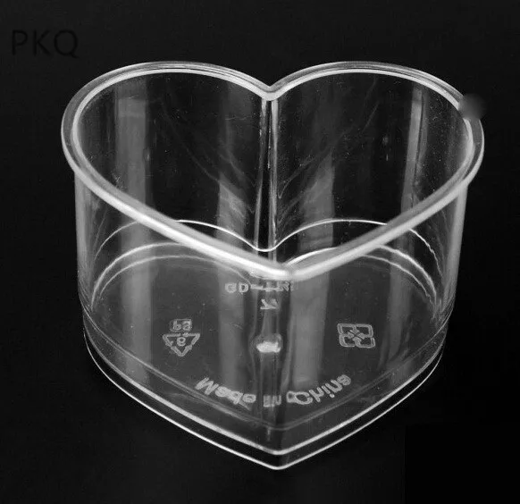 20pcs 125ml Clear Dessert Cup Plastic Heart Shape Pudding/Ice cream Cup Transparent Cake Box Wedding Party supplies Wholesale
20pcs 125ml Clear Dessert Cup Plastic Heart Shape Pudding/Ice cream Cup Transparent Cake Box Wedding Party supplies Wholesale