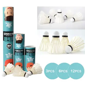 Durable Goose Feather Ball Colorful Sports Accessoriess Indoor Badminton Barrel Badminton Fitness Outdoor Shuttlecock
Durable Goose Feather Ball Colorful Sports Accessoriess Indoor Badminton Barrel Badminton Fitness Outdoor Shuttlecock