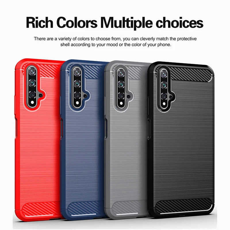 Чехол для Honor 20 Pro 10i 20i 8 9 10 Lite 6X 7X 8X Max 8C 9X Play из углеродного волокна | Мобильные
