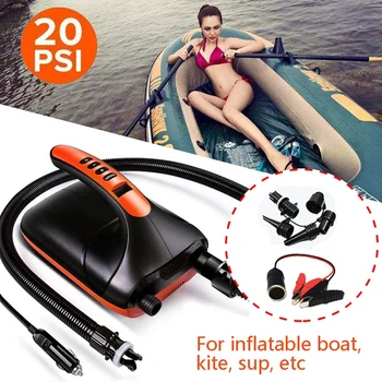 12V ligent Inflatable Pump 20PSI SUP-Electric Air Pump with Dual Stage for Inflatables Boats, Tent, Paddle Board
12V ligent Inflatable Pump 20PSI SUP-Electric Air Pump with Dual Stage for Inflatables Boats, Tent, Paddle Board