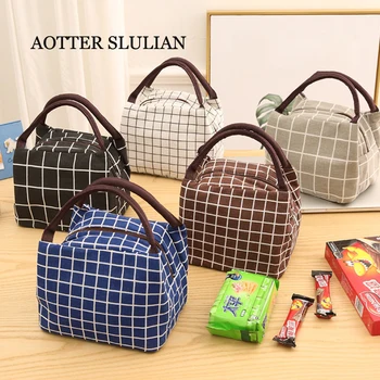 Fresh Cooler Bags Waterproof Plaid Portable Zipper Thermal Oxford Lunch Bags For Women Kids Convenient Lunch Box Tote Food Bags
Fresh Cooler Bags Waterproof Plaid Portable Zipper Thermal Oxford Lunch Bags For Women Kids Convenient Lunch Box Tote Food Bags