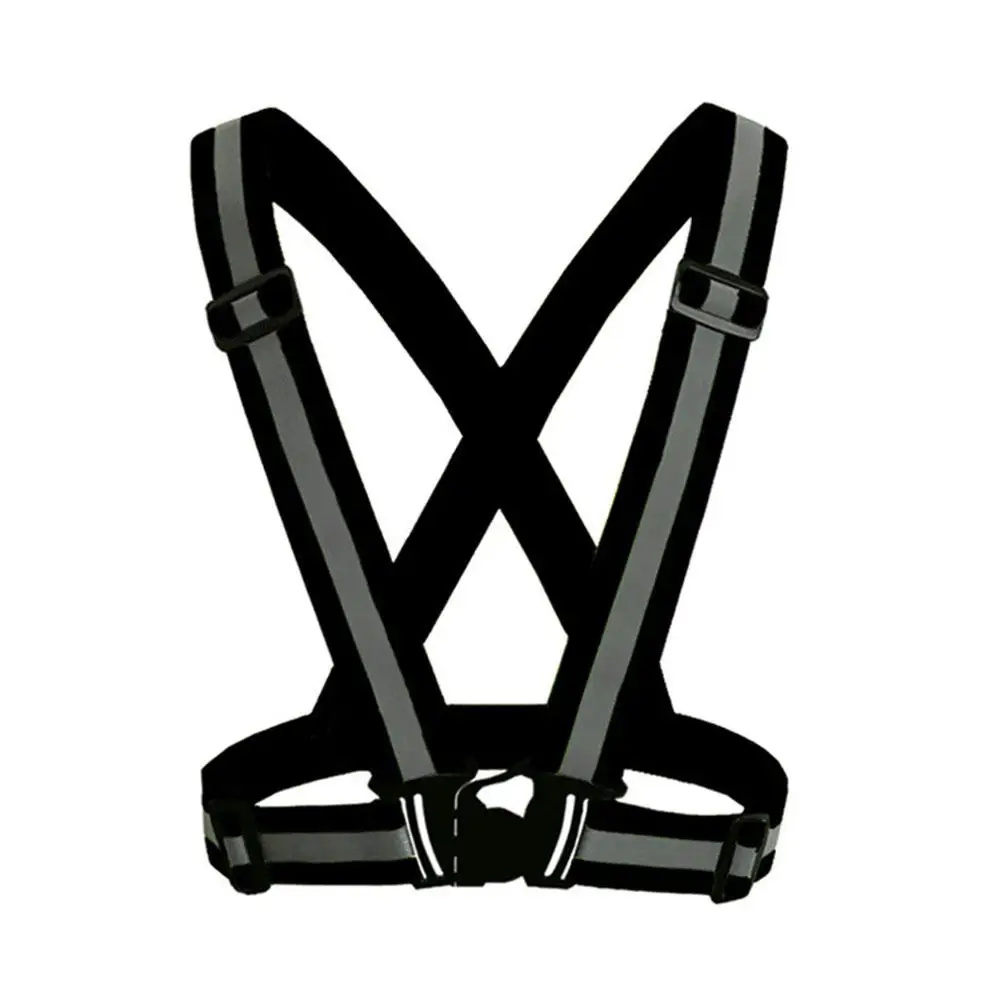 None Adjustable V-shape Reflective Safety Vest Luminous Elastic Belt for Night Running Cycling Sports Clothes High Quality
None Adjustable V-shape Reflective Safety Vest Luminous Elastic Belt for Night Running Cycling Sports Clothes High Quality