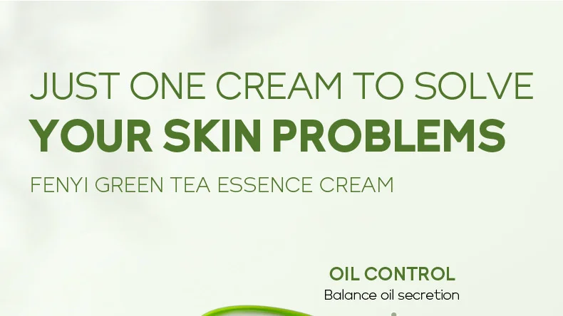 LAIKOU Green Tea Essence Facial Cream Anti Acne Oil-control Smoothing Skin Shrink Pores Whitening Moisturizing nourishing Cream 17 Hdcfb9603c7da4402a74385c548c3feafK