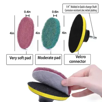 12Pcs/Set Tile Grout Power Scrubber Cleaning Drill Brush Tub Cleaner Combo Scrub Yellow Medium Brush
12Pcs/Set Tile Grout Power Scrubber Cleaning Drill Brush Tub Cleaner Combo Scrub Yellow Medium Brush