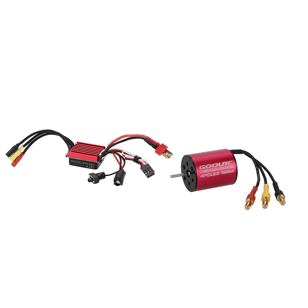 S2430 7200KV Sensorless Brushless Motor and 25A Brushless ESC Combo Set for 1/16 1/18 RC Car Truck Vehicle Parts
S2430 7200KV Sensorless Brushless Motor and 25A Brushless ESC Combo Set for 1/16 1/18 RC Car Truck Vehicle Parts