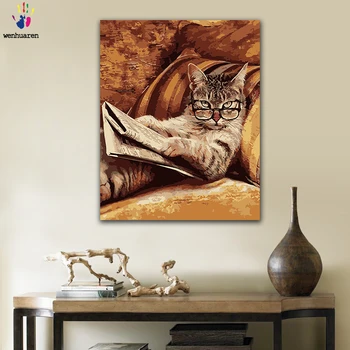 DIY colorings pictures by numbers with colors Cat wearing glasses picture drawing painting by numbers framed Home
DIY colorings pictures by numbers with colors Cat wearing glasses picture drawing painting by numbers framed Home