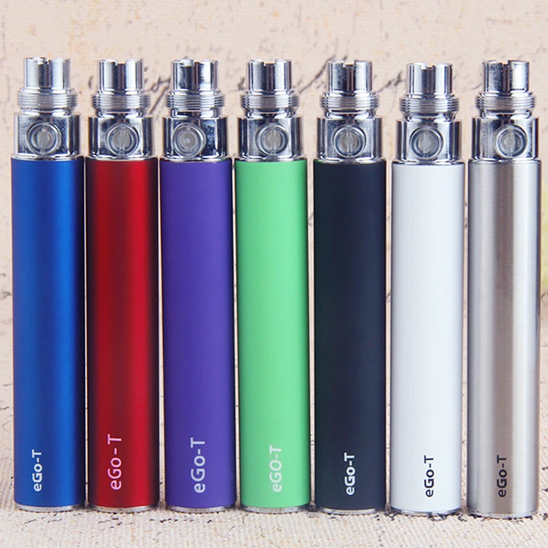 

5pcs/Lot EGO T Battery For Electronic Cigarette E-cig Ego 510 Thread Match CE4 CE5 MT3 650mah 900mah 1100mah 10 Colors Evod Mt3