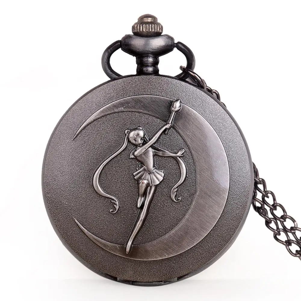 New-Japanese-Anime-Sailor-Moon-Theme-Quartz-Pocket-Watch-Silver-Pendant-Necklace-Chain-Gifts-for-Kids (3)