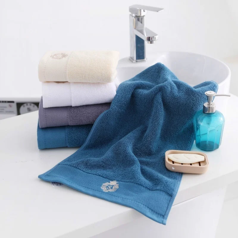 

Cotton Bath Towel Fivestar Hotel Spa Towels Washcloths Luxury Soft Absorbent Household No Shedding Quick Bathroom Sets For Home