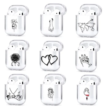 Minimalist line couple hand painted hard Cover For Airpods 1 2 wireless Bluetooth Earphone case Headphone Protection cover coque
Minimalist line couple hand painted hard Cover For Airpods 1 2 wireless Bluetooth Earphone case Headphone Protection cover coque