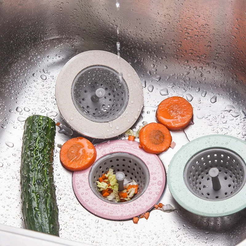 Silicone Wheat Straw Kitchen Sink Strainer Bathroom Shower Drain Sink Drains Cover sink colander Sewer Hair Filter strainer 
Silicone Wheat Straw Kitchen Sink Strainer Bathroom Shower Drain Sink Drains Cover sink colander Sewer Hair Filter strainer