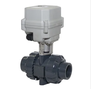 BSP/NPT 1/2''-2'' PVC Motorized Ball Valve DC 12V Electrical Ball Valve with Manual Overried CR2-02,2-Way
BSP/NPT 1/2''-2'' PVC Motorized Ball Valve DC 12V Electrical Ball Valve with Manual Overried CR2-02,2-Way