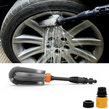 GISAEV High Pressure Car Washing Soft Hair Water Wheel Hub Brush of Fast Plug Type Long Hair Steel Ring Brush Cleaning Brush Car
GISAEV High Pressure Car Washing Soft Hair Water Wheel Hub Brush of Fast Plug Type Long Hair Steel Ring Brush Cleaning Brush Car