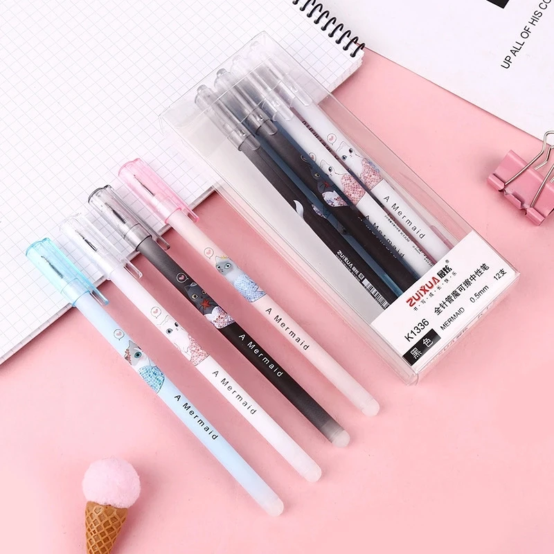 4Pcs Kawaii Cat Erasable Gel Pen Washable Handle 0.5mm Erasable Pen Refill Set Pens for School Office Stationery Writing Tools
4Pcs Kawaii Cat Erasable Gel Pen Washable Handle 0.5mm Erasable Pen Refill Set Pens for School Office Stationery Writing Tools