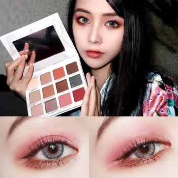 Shimmer Matte Eyeshadow Palette Lasting Easy To Color Colorfast Waterproof 12-color Eye Shadow Palette Marble
Shimmer Matte Eyeshadow Palette Lasting Easy To Color Colorfast Waterproof 12-color Eye Shadow Palette Marble