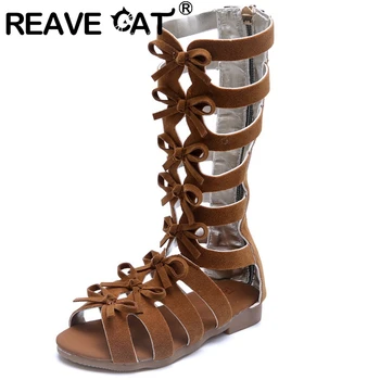 REAVE CAT 2020 Kids child Cute Rome Summer Sandals Peep Toe Low Square Heels Cut-Outs Back Zipper Bowtie size 26-35 Casual A3024
REAVE CAT 2020 Kids child Cute Rome Summer Sandals Peep Toe Low Square Heels Cut-Outs Back Zipper Bowtie size 26-35 Casual A3024