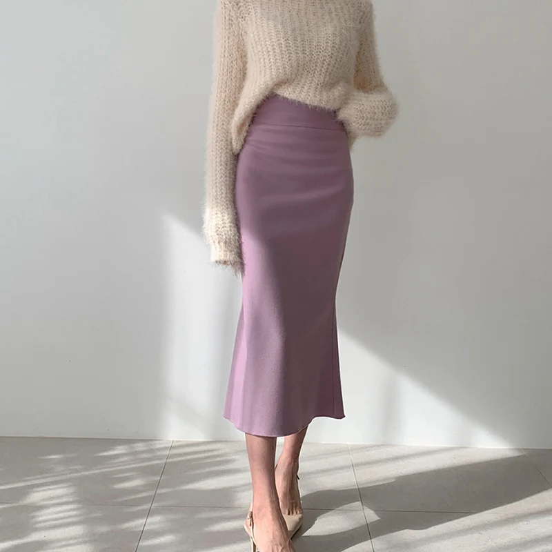Elegant Trumpet Mermaid Skirt Women Office Lady Vintage Bodycon Skirts High Waist Skinny Long Midi Skirts Warp Solid 2020 W700
Elegant Trumpet Mermaid Skirt Women Office Lady Vintage Bodycon Skirts High Waist Skinny Long Midi Skirts Warp Solid 2020 W700