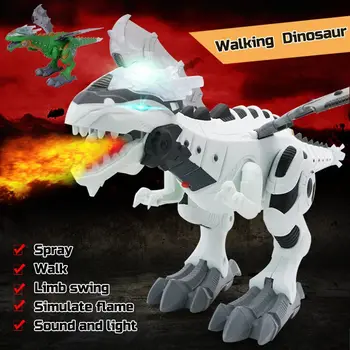 Electronic Dinosaur Toy Model Breathing Water Spray Kit Kids Robot Toy Walking Dragon Animal Model Light Sound Toy Chirdren Gift
Electronic Dinosaur Toy Model Breathing Water Spray Kit Kids Robot Toy Walking Dragon Animal Model Light Sound Toy Chirdren Gift