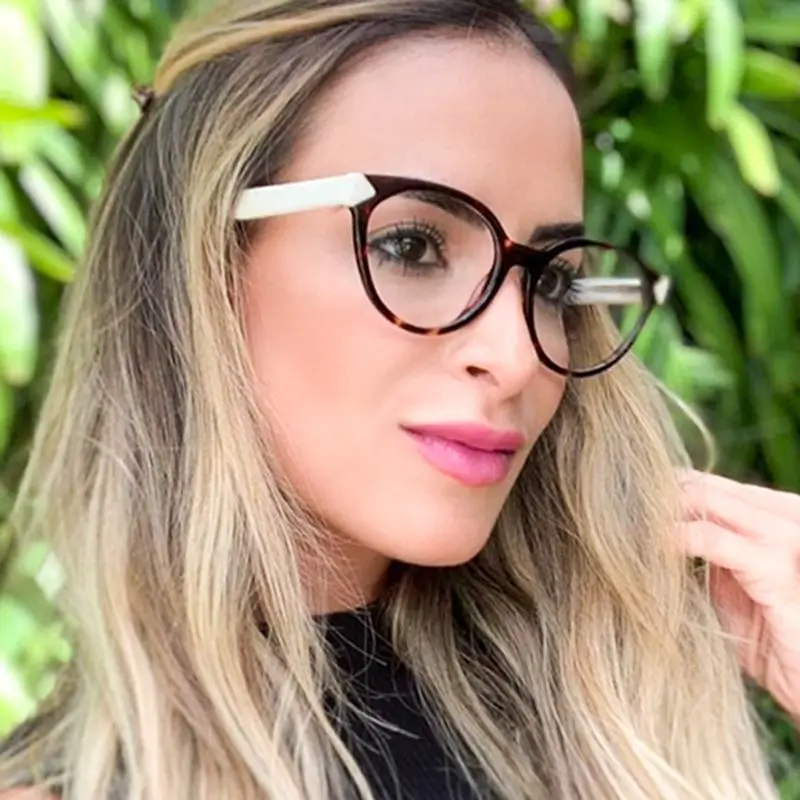 Women Resin Personality Round TR90 CP Injection Spring Hinges Eyewear Frame Optical Eyeglasses Computer Glasses Spectacle Frame
Women Resin Personality Round TR90 CP Injection Spring Hinges Eyewear Frame Optical Eyeglasses Computer Glasses Spectacle Frame