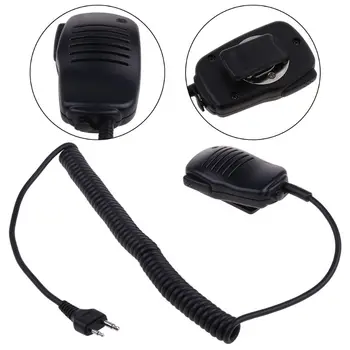 Handheld Speaker Mic Microphone PTT For ICOM Two-Way Radio Walkie Talkie 2-Pin 
Handheld Speaker Mic Microphone PTT For ICOM Two-Way Radio Walkie Talkie 2-Pin