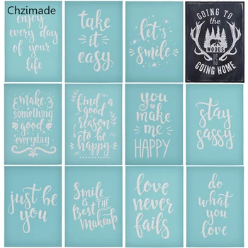 Lychee Life DIY Word Silk Screen Printing Stencil For Polymer Clay T-Shirts Ceramic Tile Glass Handbags Fabric
Lychee Life DIY Word Silk Screen Printing Stencil For Polymer Clay T-Shirts Ceramic Tile Glass Handbags Fabric