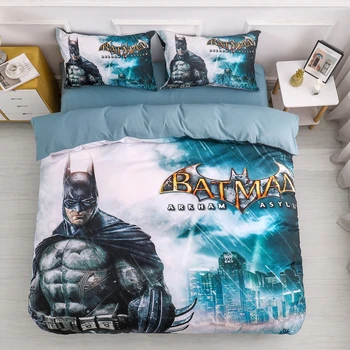 Batman Printed Bedding Sets Kids Duvet Cover Bed Flat Sheet Pillowcase Single Queen Quilt Cover Bedclothes Cartoon Boys Bedlinen
Batman Printed Bedding Sets Kids Duvet Cover Bed Flat Sheet Pillowcase Single Queen Quilt Cover Bedclothes Cartoon Boys Bedlinen