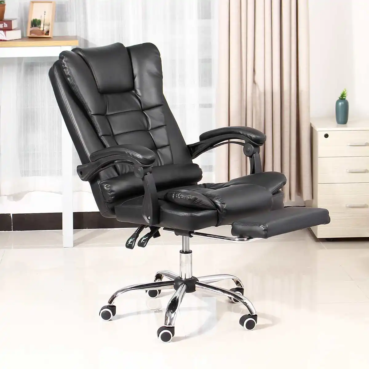 Reclining Office Chair WCG Computer Gaming Chair Leather Office Furniture Internet Cafe Gamer Chair Armchair Footrest Reclining Office Chair WCG Computer Gaming Chair Leather Office Furniture Internet Cafe Gamer Chair Armchair Footrest