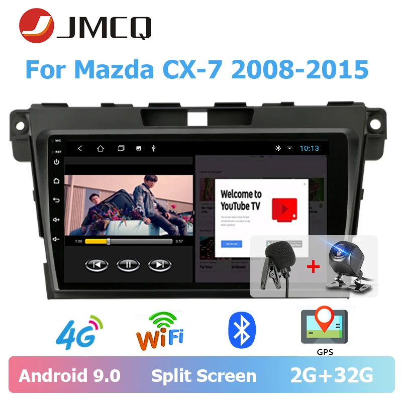 JMCQ 9" Car Radio Android 9.0 For Mazda CX-7 2008-2015 Split Screen Multimedia Video Player Stereos 2G+32G 2 Din android players
JMCQ 9" Car Radio Android 9.0 For Mazda CX-7 2008-2015 Split Screen Multimedia Video Player Stereos 2G+32G 2 Din android players