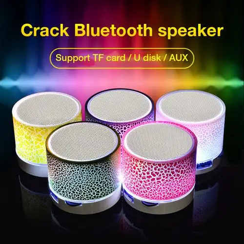 Wireless Bluetooth Colorful Light Small Crack Sound Speaker Audio Mobile Phone Mini Subwoofer Support TF Card / U Disk / AUX
Wireless Bluetooth Colorful Light Small Crack Sound Speaker Audio Mobile Phone Mini Subwoofer Support TF Card / U Disk / AUX