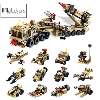 Mailackers World War 12 in 1 Military Truck Tank Plane Model Army vehicle Building Blocks Bricks Car Toys For Boy Christmas Gift
Mailackers World War 12 in 1 Military Truck Tank Plane Model Army vehicle Building Blocks Bricks Car Toys For Boy Christmas Gift
