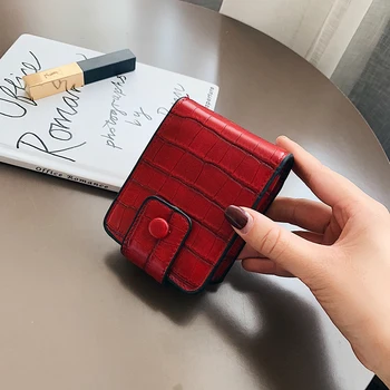 2019 New Fashion Coin Purses Portable Women PU Leather Lipstick Clutch Coin Purse Girl's Alligator Purse wallet female
2019 New Fashion Coin Purses Portable Women PU Leather Lipstick Clutch Coin Purse Girl's Alligator Purse wallet female