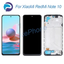 Pour XiaoMi RedMi Note 10 Écran LCD + Numériseur Tactile Affichage 2400*1080 M2101K7AI, M2101K7AG RedMi Note 10 Écran d'affichage à cristaux liquides=