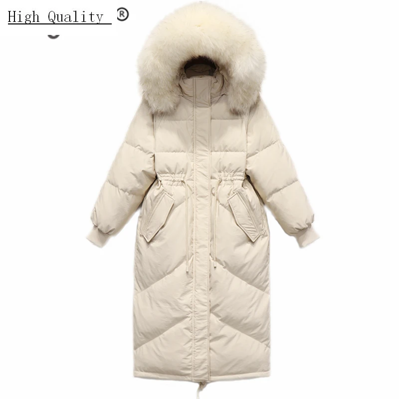 Winter White Duck Down Jacket Women Brand Clothes 2020 Korean X-Long Down Coat Large Fur Hooded Overcoat Hiver LW1638
Winter White Duck Down Jacket Women Brand Clothes 2020 Korean X-Long Down Coat Large Fur Hooded Overcoat Hiver LW1638